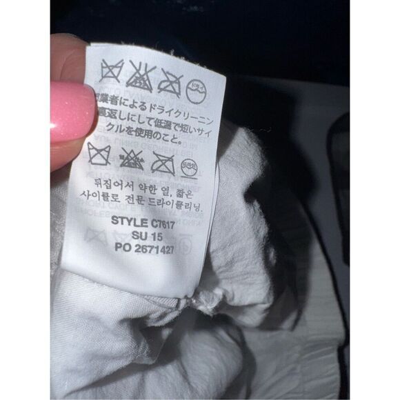 J. Crew Collection Shorts Womens Medium White Linen Embroidered Tassel Accents - Picture 4 of 5